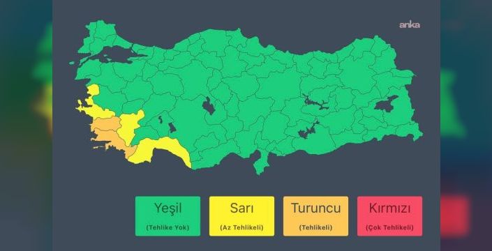 5 ilde şiddetli yağış bekleniyor