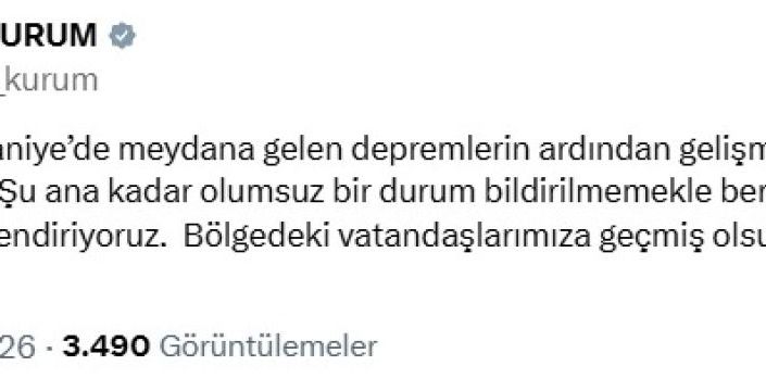 Adana ve Osmaniye sallandı: 4.8 büyüklüğünde deprem