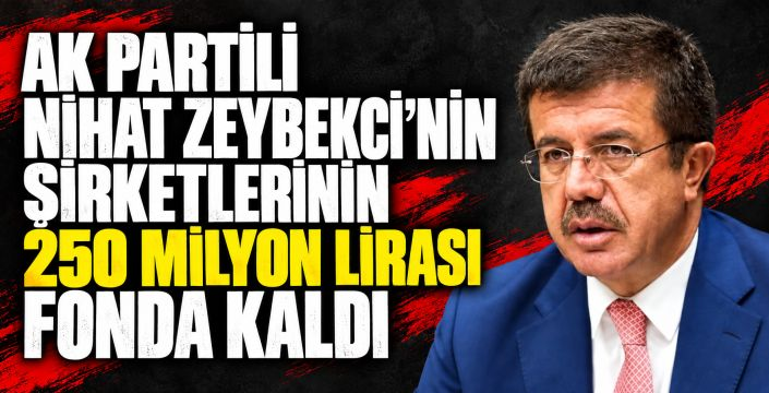 AK Partili Nihat Zeybekçi'de fon mağduru çıktı