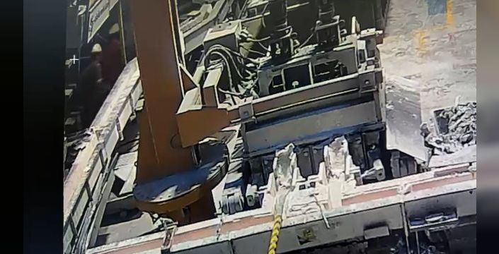 Akyazı'daki fabrika patlaması güvenlik kamerasında