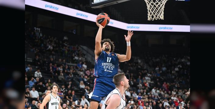 Anadolu Efes Beşiktaş'ı 89-80 yendi