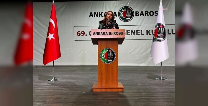 Ankara Barosu'nda Şimşek Çağlayan'dan önemli mesajlar