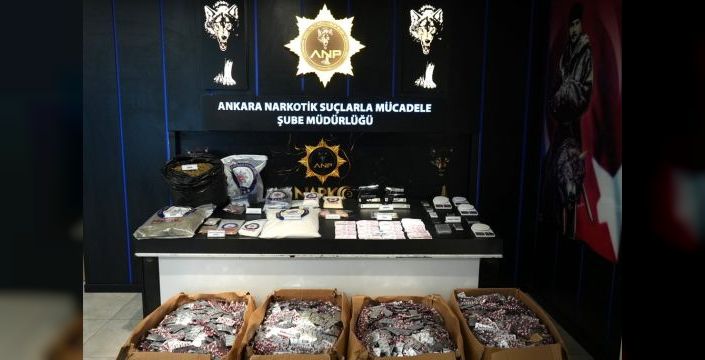 Ankara'da uyuşturucu operasyonlarında 69 kişi tutuklandı