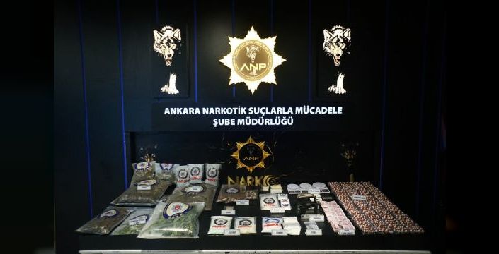 Ankara'da uyuşturucu operasyonu sonucunda 32 kişi tutuklandı