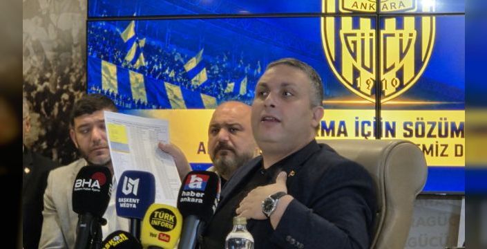 Ankaragücü başkanı borçları açıkladı