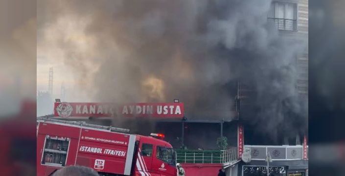Arnavutköy'deki restoran yangını kontrol altına alındı