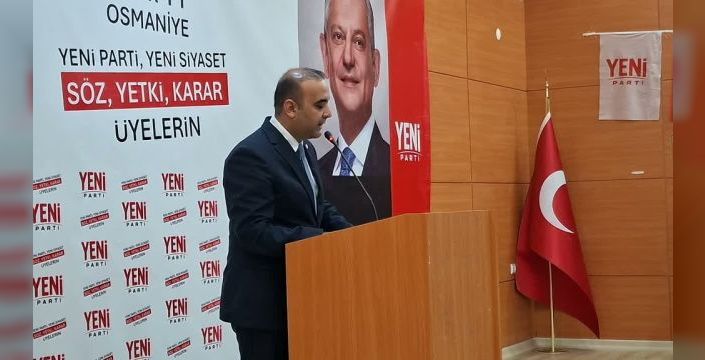Avni Güvel, YENİ Parti'nin Osmaniye il başkanı olarak yeniden seçildi
