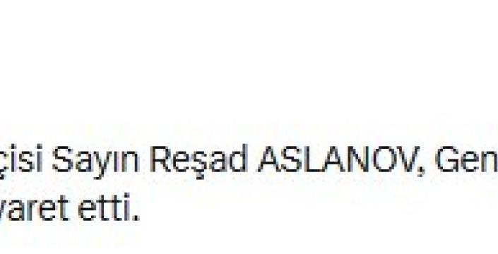 Azerbaycan büyükelçisi Bahçeli'yi ziyaret etti