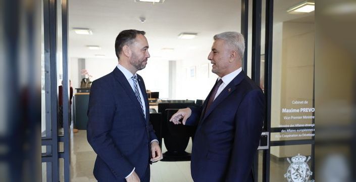 Bakan Bolat, Belçikalı mevkidaşıyla görüştü