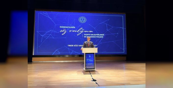 Bakan Tekin: Söz varlığı projesiyle dil becerilerini artıracağız