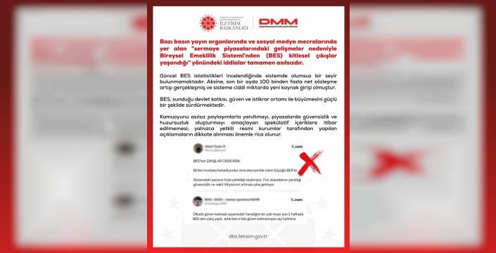 BES'ten kitlesel çıkış iddiası yalanlandı