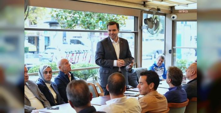 Beşiktaş belediye başkan vekili esnafla buluştu