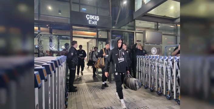 Beşiktaş, Trabzon'a geldi