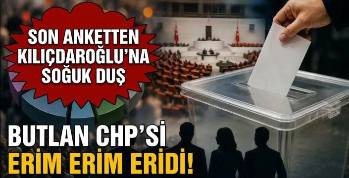 Butlan CHP'si erim erim eridi! Son anketten Kılıçdaroğlu'na soğuk duş