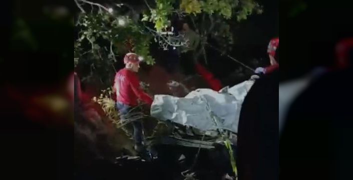 Çankırı'da otomobil uçuruma devrildi, 4 kişi hayatını kaybetti