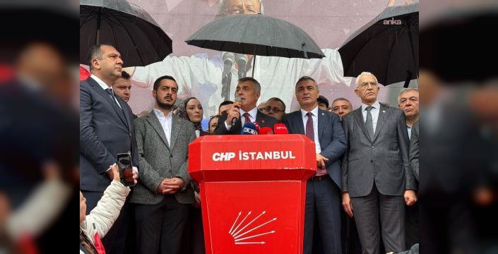 CHP İstanbul İl Başkanı: Vesayet kabul etmeyiz