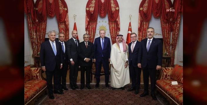 Cumhurbaşkanı Erdoğan, dışişleri bakanlarını kabul etti