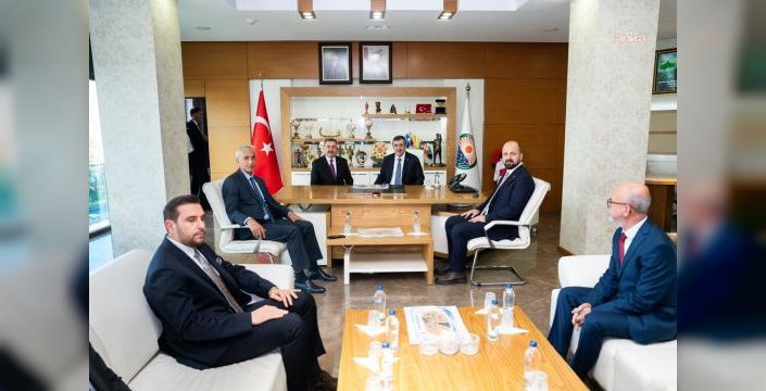Cumhurbaşkanı Yardımcısı Yılmaz, Gölbaşı Belediyesi'ni ziyaret etti