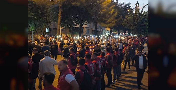 Diyarbakır'da Öcalan’ın Suriye’den çıkarılışının yıl dönümü protesto edildi