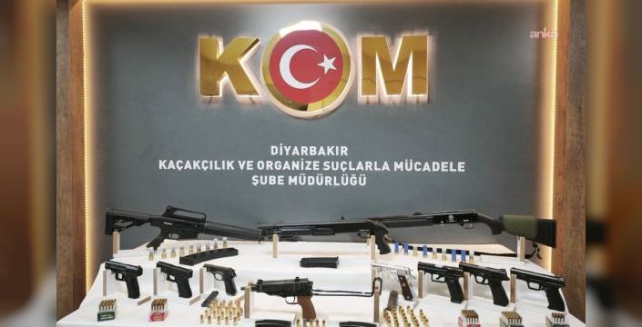 Diyarbakır'da silah kaçakçılığına 13 gözaltı