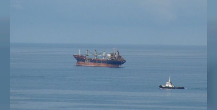 Dron saldırısı sonrası gemi Giresun açıklarına ulaştı