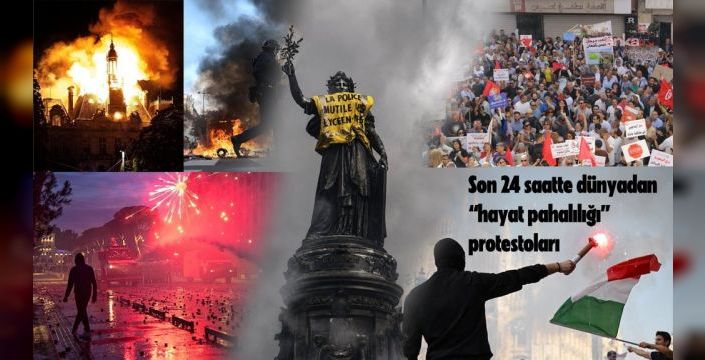 Dünyada hayat pahalılığına karşı protestolar sürüyor