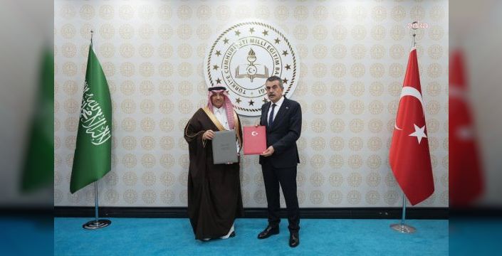 Eğitim Bakanı Tekin, Suudi mevkidaşıyla mutabakat zaptı imzaladı