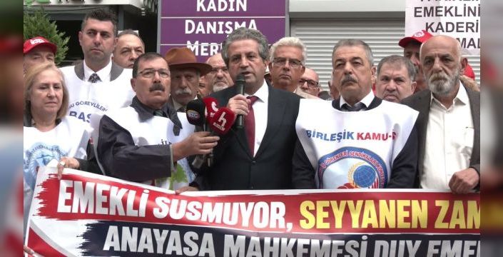 Emekli memurlar Ankara''da seyyanen zam talep etti