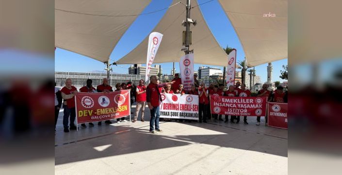 Emekliler hakları için ses yükseltti