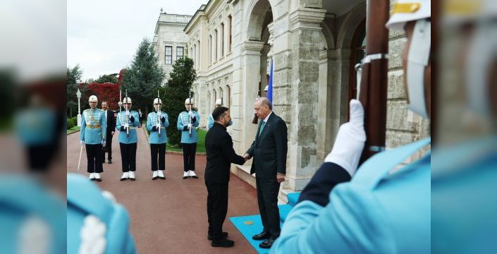 Erdoğan ve Zelenskiy İstanbul'da bir araya geldi