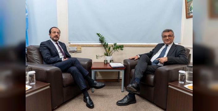 Erhürman ve Hristodulidis BM ofisinde görüştü