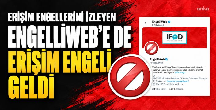 Erişim engellerini izleyen EngelliWeb’e de erişim engeli geldi