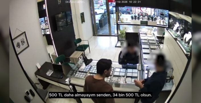 Esenyurt'ta kuyumcuya silahlı saldırganın yakalanma anı kamerada