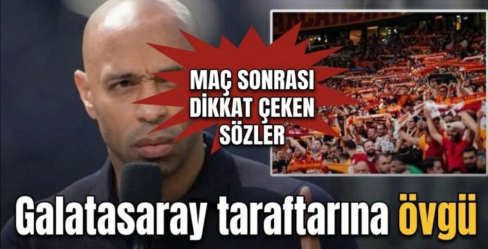 Galatasaray taraftarına övgü! Maç sonrası dikkat çeken sözler