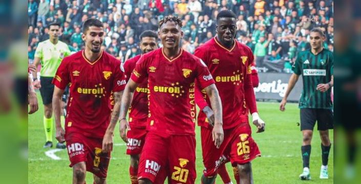Göztepe, Kocaelispor'u deplasmanda 2-1 yenerek seriyi sürdürdü