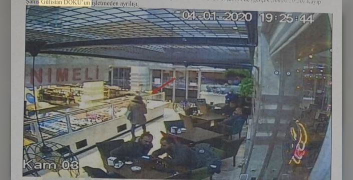 Gülistan Doku'nun çalıştığı kafedeki üst kat görüntüleri yok