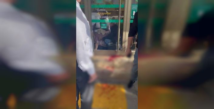Hamile kadın işyerinde tahrayla saldırıya uğradı