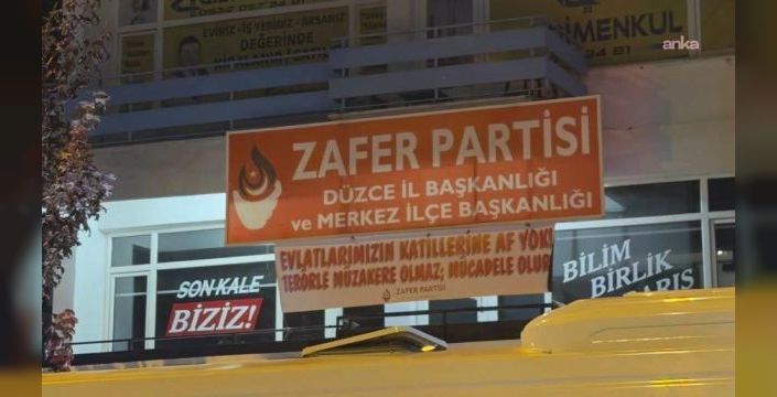 Hülya Eroğlu'na pankart yüzünden soruşturma