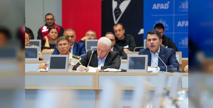 İstanbul'da sağanak yağış sonrası koordinasyon toplantısı