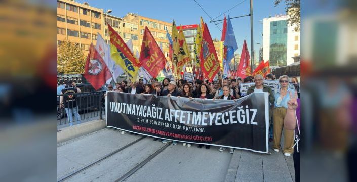 Kadıköy'de 10 Ekim anması yapıldı