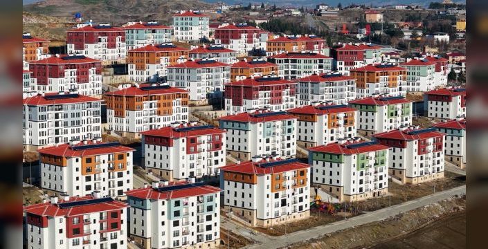 Kahramanmaraş depremlerinin ardından inşa çalışmaları hızla sürüyor
