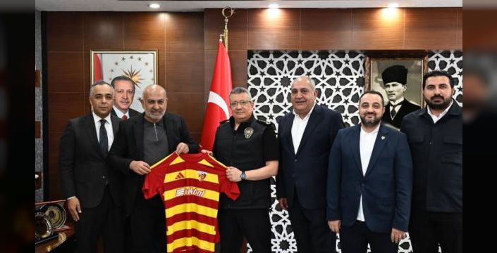 Kayserispor yönetiminden Emniyet Müdürü Ergen'e ziyaret