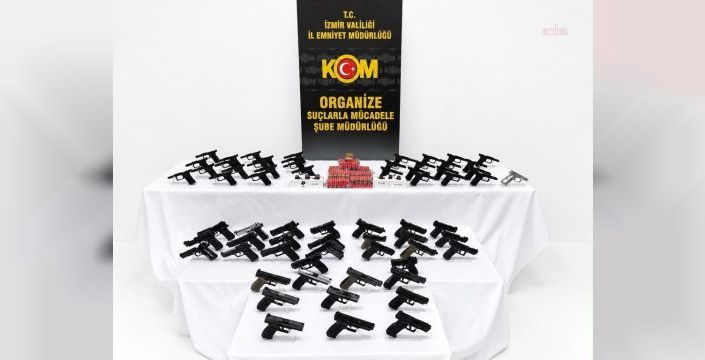 Kemalpaşa'da silah üretimi yapan imalathaneye baskın düzenlendi
