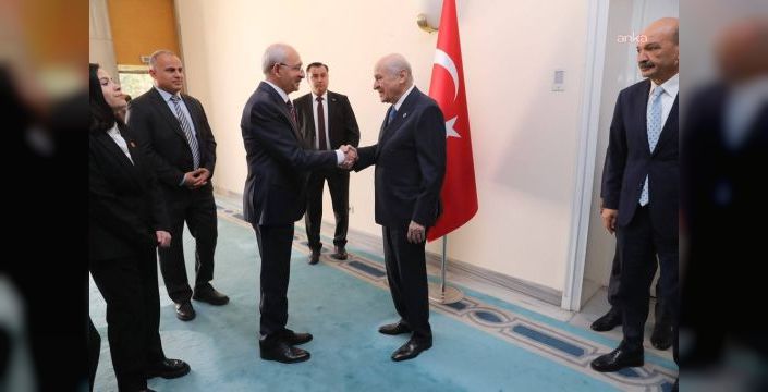 Kılıçdaroğlu ve Bahçeli TBMM'de görüştü