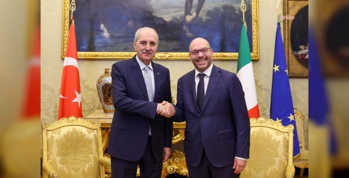 Kurtulmuş, İtalya Temsilciler Meclisi Başkanı ile görüştü