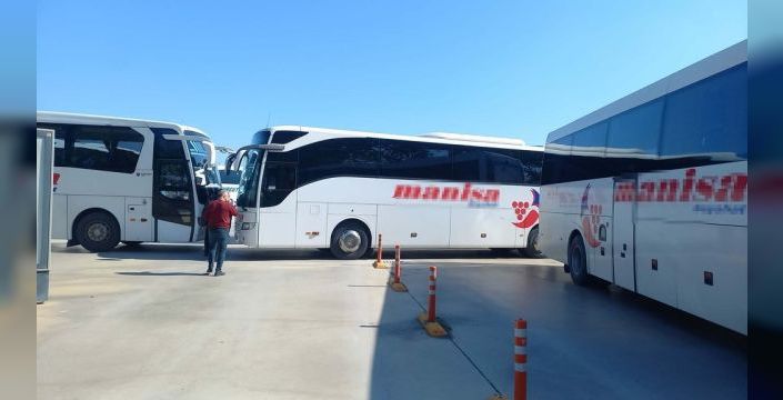 Manisa otogarında bilet gişesi tahliyesine karşı eylem