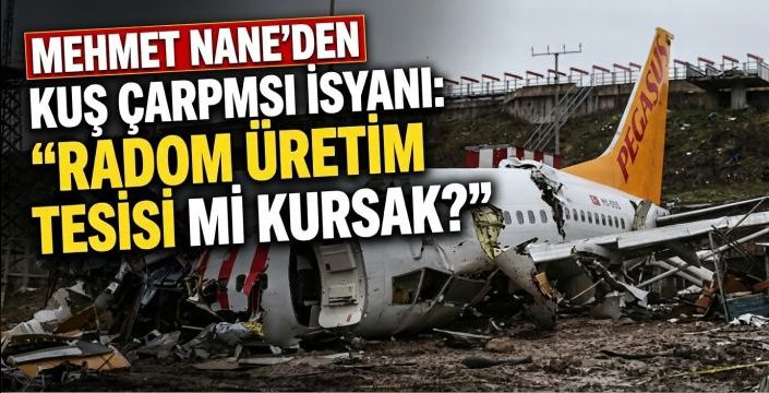 Mehmet Nane’den Kuş Çarpması İsyanı: 