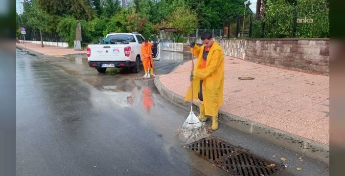 Mersin'de sağanak için hazır