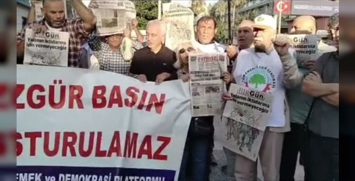 Mersin Emek ve Demokrasi Platformu'ndan basın özgürlüğü çağrısı