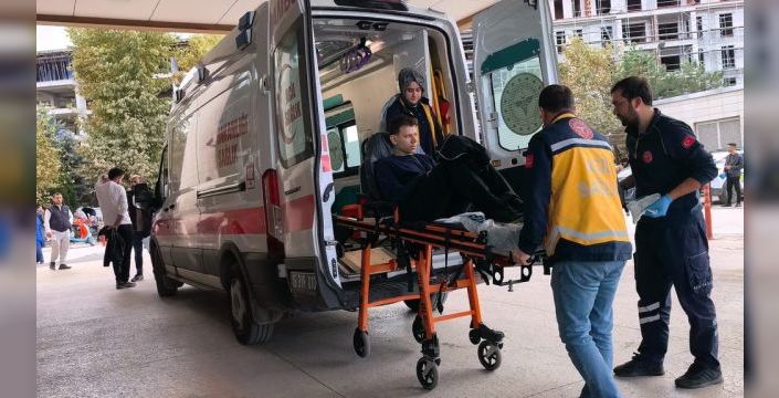Motosiklet tamiri sırasında parmağı koptu